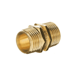 Nipple Threaded Hex Brass (1/2″) 15mm